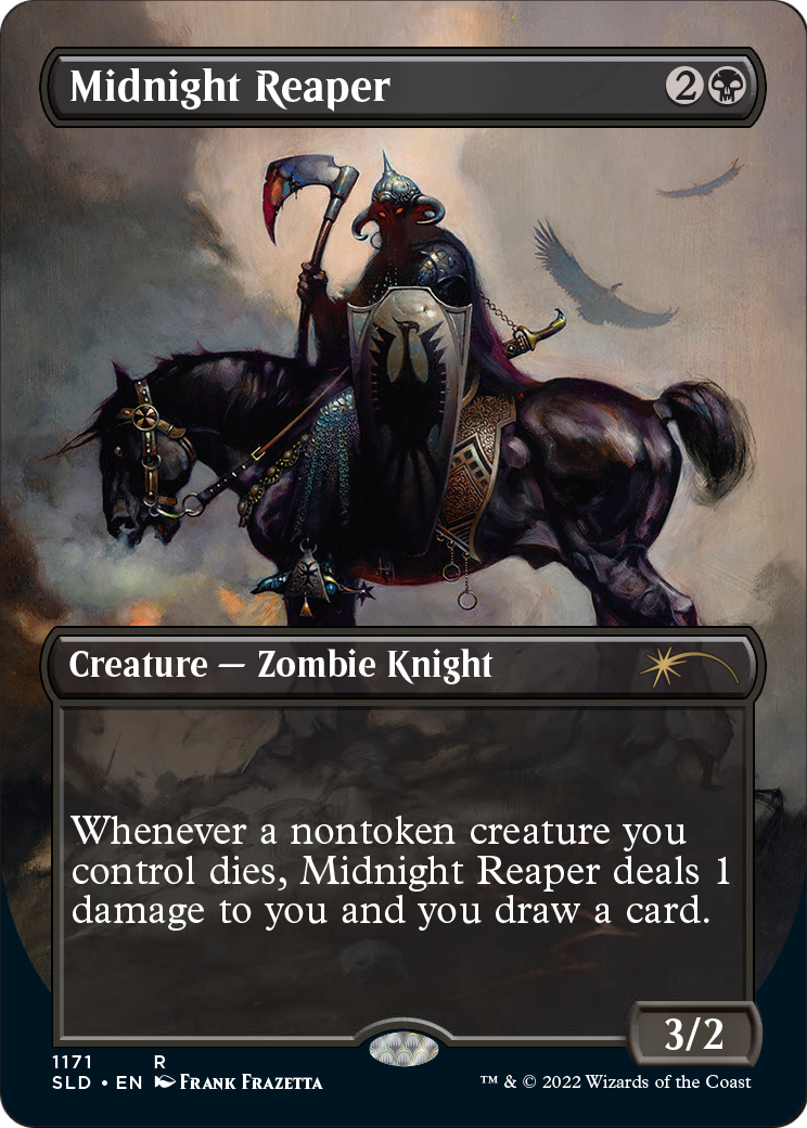 Midnight Reaper (SLD-1171) - Secret Lair Drop (Borderless) Foil