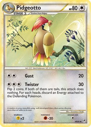 Pidgeotto - Reverse Holofoil Call of Legends - Uncommon