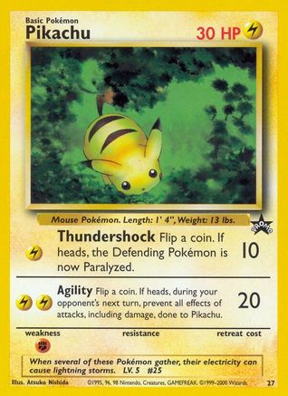 Pikachu (27) (27) 027 WoTC Promo - Promo