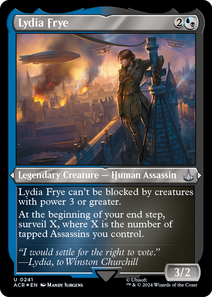 Lydia Frye (Foil Etched) (ACR-241) - Assassin's Creed Foil