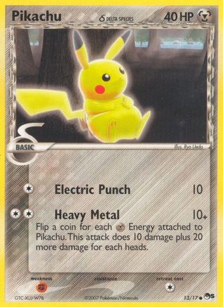Pikachu (Delta Species) 013/017 POP Series 5 - Common