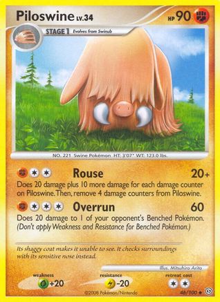 Piloswine Stormfront - Uncommon