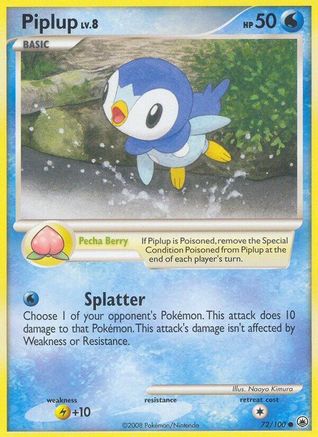 Piplup (72) Majestic Dawn - Common