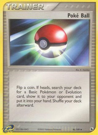 Poke Ball Ruby and Sapphire - Uncommon