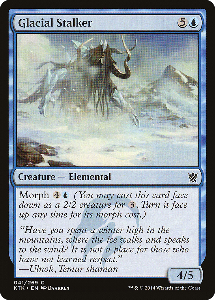 Glacial Stalker (KTK-041) - Khans of Tarkir