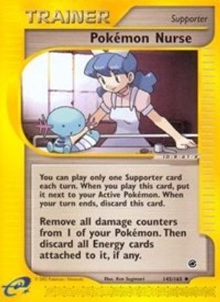 Pokemon Nurse/165 - Reverse Holofoil Expedition - Uncommon