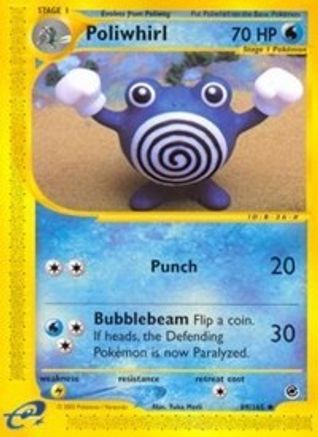 Poliwhirl/165 - Reverse Holofoil Expedition - Uncommon
