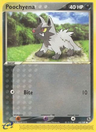 Poochyena 063/109 Ruby and Sapphire - Common