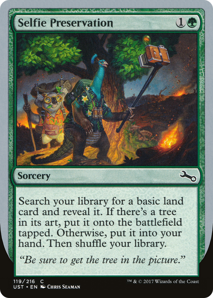 Selfie Preservation (UST-119) - Unstable Foil