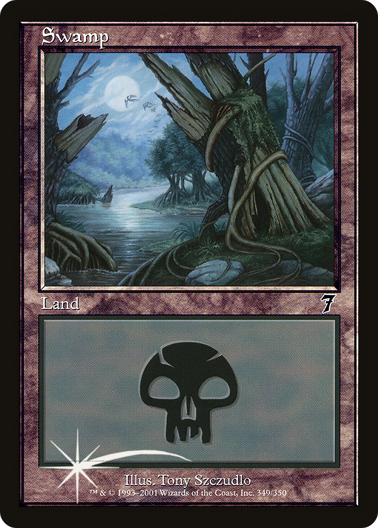 Swamp (349) (7ED-349) - 7th Edition Foil