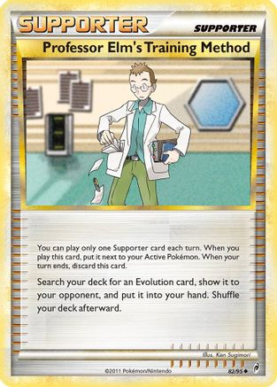 Professor Elm's Training Method - Reverse Holofoil Call of Legends - Uncommon