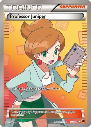 Professor Juniper (116 Full Art) - Holofoil Plasma Freeze - Ultra Rare
