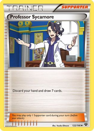 Professor Sycamore 122 XY Base Set - Uncommon