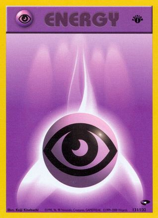Psychic Energy 131 - 1st Edition Gym Challenge - Common