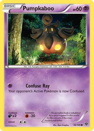 Pumpkaboo 056 - Reverse Holofoil XY Base Set - Common