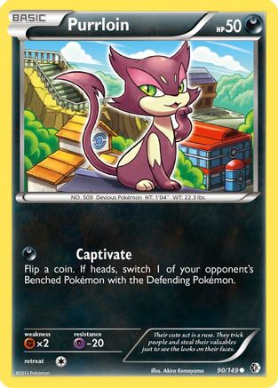 Purrloin - Reverse Holofoil Boundaries Crossed - Common