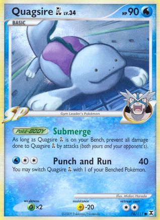 Quagsire GL 076 Rising Rivals - Common