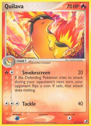 Quilava Unseen Forces - Uncommon