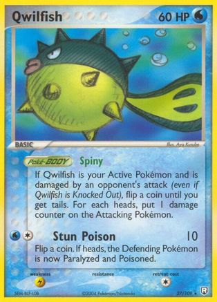 Qwilfish 027 Team Rocket Returns - Rare