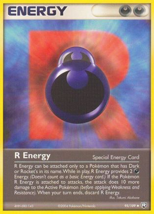 R Energy 095 - Reverse Holofoil Team Rocket Returns - Uncommon
