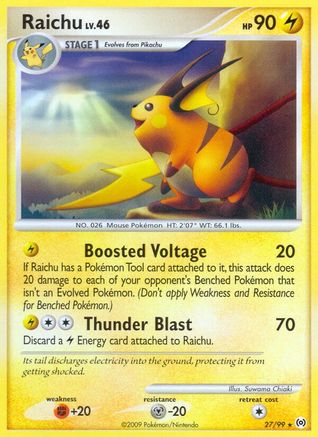 Raichu 027 Arceus - Rare