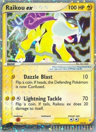 Raikou ex - Holofoil Team Magma vs Team Aqua - Ultra Rare