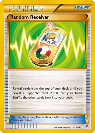Random Receiver - Holofoil Plasma Storm - Ultra Rare