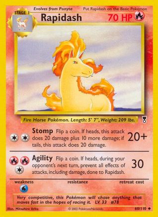 Rapidash - Reverse Holofoil Legendary Collection - Uncommon