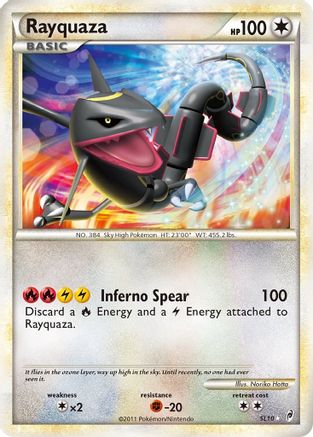 Rayquaza (Shiny) - Holofoil Call of Legends - Shiny Holo Rare