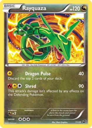 Rayquaza 011 - Holofoil Dragon Vault - Holo Rare