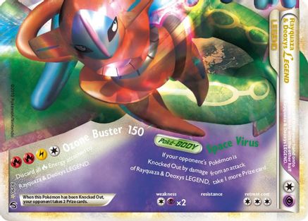 Rayquaza & Deoxys Legend (Bottom) - Holofoil Undaunted - Ultra Rare