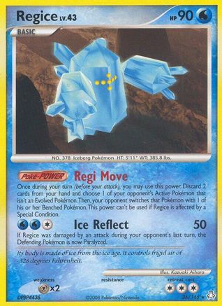 Regice - Reverse Holofoil Legends Awakened - Rare