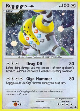 Regigigas - DP40 - Holofoil Diamond and Pearl Promos - Promo