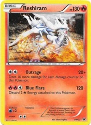 Reshiram - BW23 - Holofoil Black and White Promos - Promo
