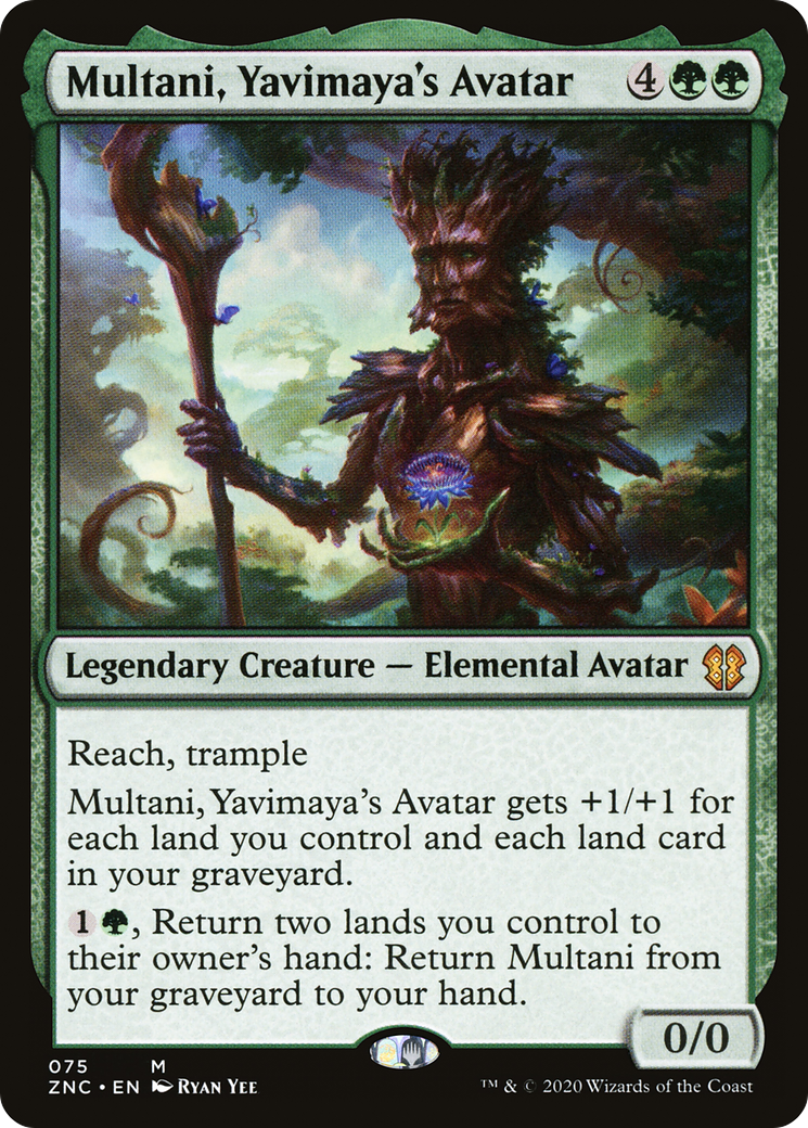 Multani, Yavimaya's Avatar (ZNC-075) - Zendikar Rising Commander