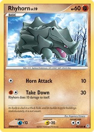Rhyhorn Diamond and Pearl - Common
