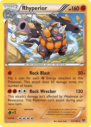 Rhyperior - Holofoil XY Base Set - Holo Rare