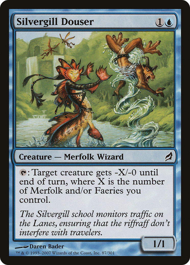 Silvergill Douser (LRW-087) - Lorwyn Foil