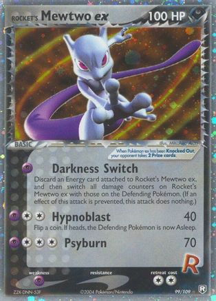 Rocket's Mewtwo ex 099 Team Rocket Returns - Ultra Rare