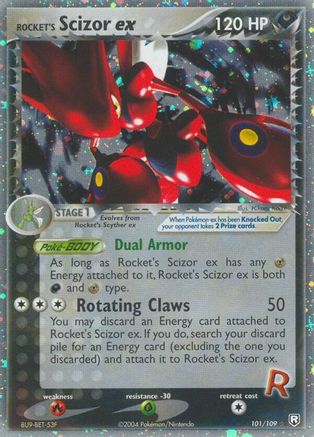 Rocket's Scizor ex 101 - Holofoil Team Rocket Returns - Ultra Rare