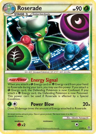 Roserade - Reverse Holofoil Unleashed - Rare