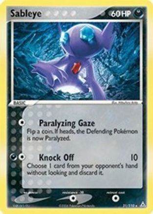 Sableye - Reverse Holofoil Holon Phantoms - Rare