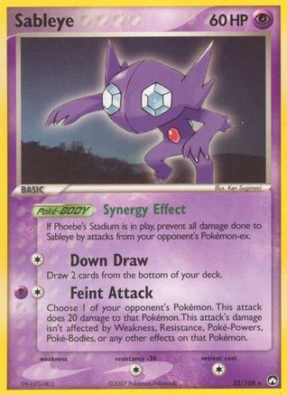 Sableye 022 Power Keepers - Rare