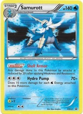 Samurott - BW22 - Holofoil Black and White Promos - Promo
