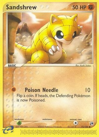 Sandshrew 075 Sandstorm - Common