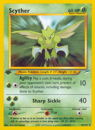 Scyther - 1st Edition Neo Destiny - Uncommon