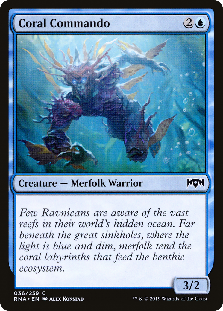 Coral Commando (RNA-036) - Ravnica Allegiance