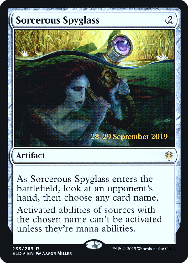 Sorcerous Spyglass (ELD) (PRE-233) - Throne of Eldraine Promos Foil
