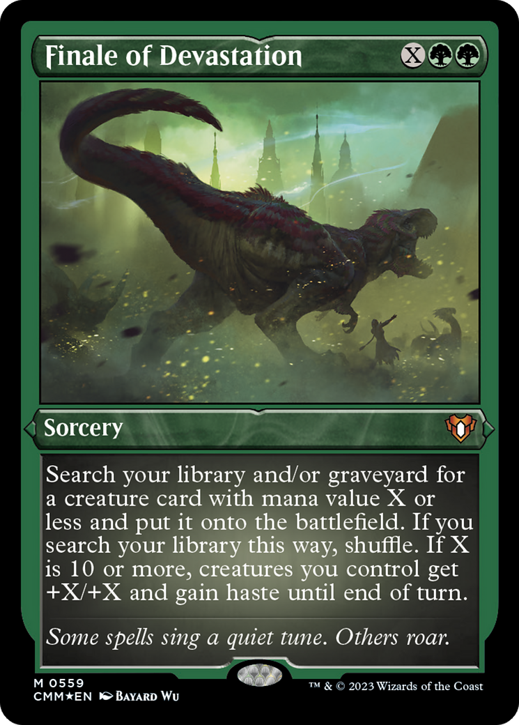 Finale of Devastation (Foil Etched) (CMM-559) - Commander Masters Foil