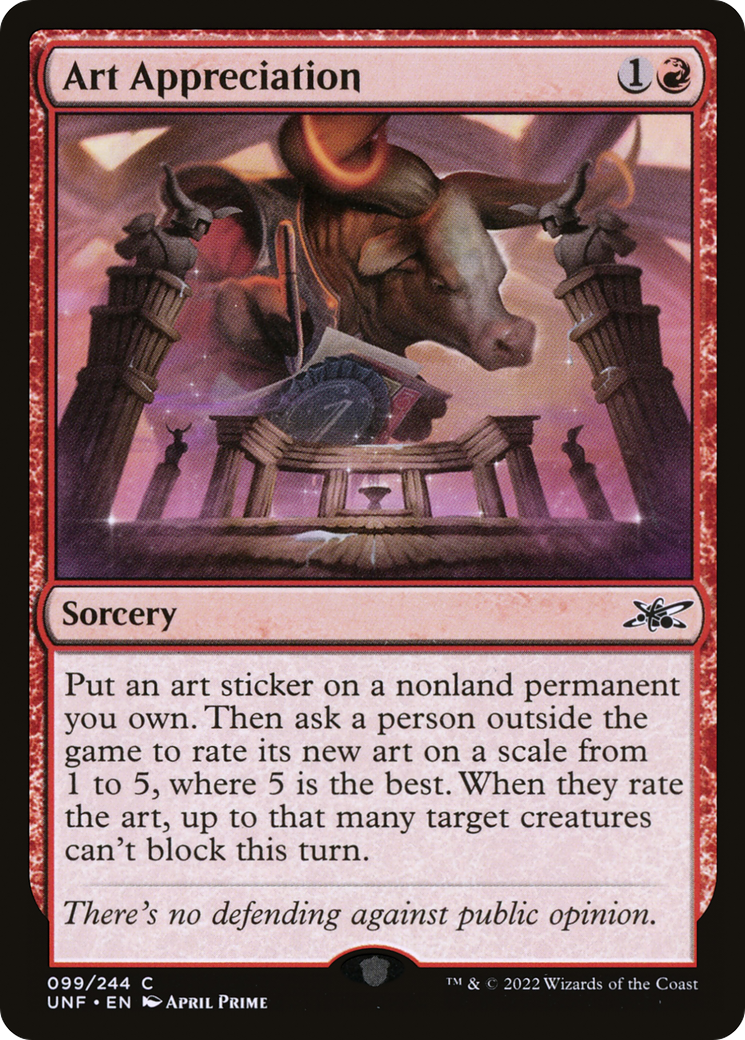 Art Appreciation (UNF-099) - Unfinity Foil